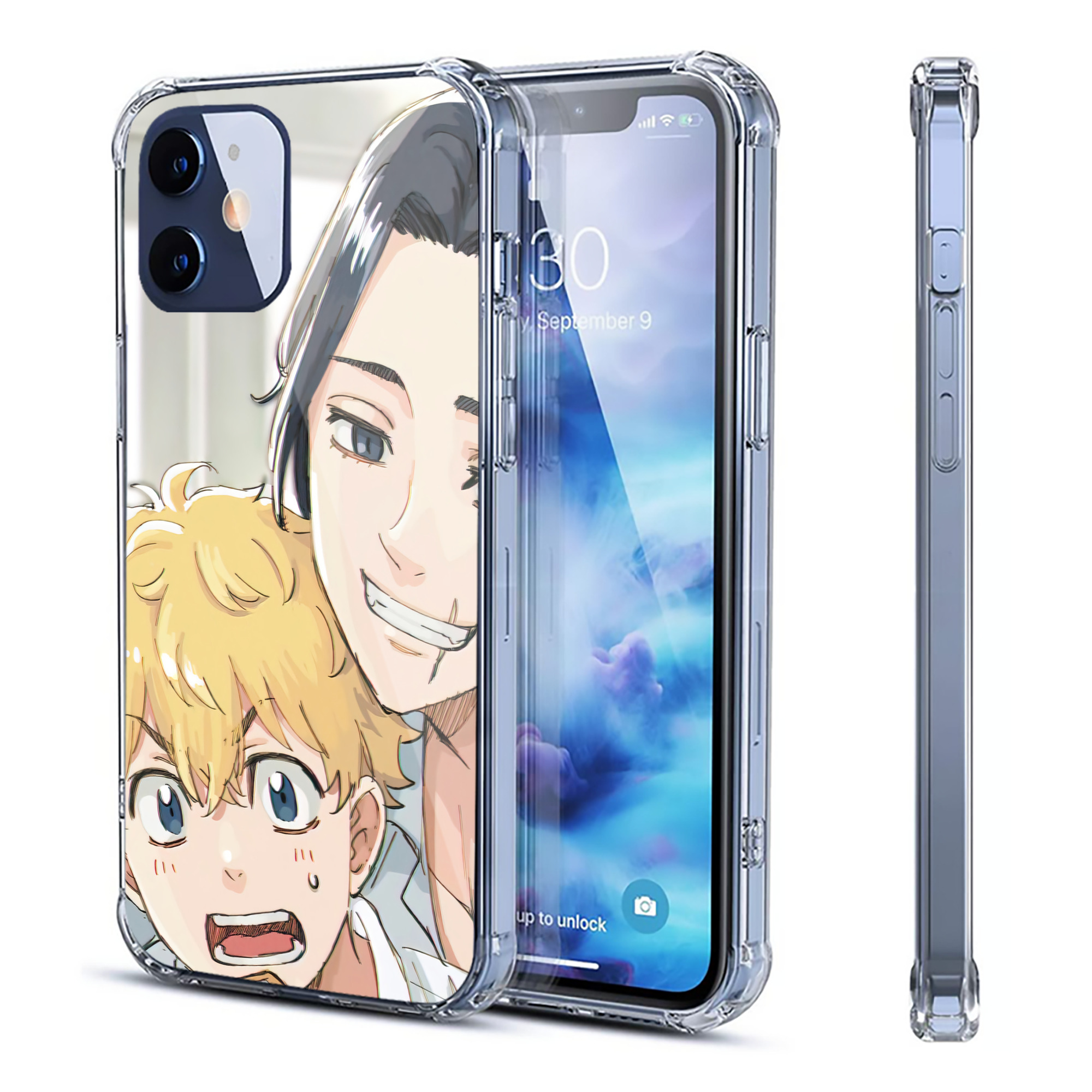 （画像用） 東京リベンジャーズ Tokyo Revengers 【iPhone 12シリーズ対応】透明スマホケース（クリアソフトケース）